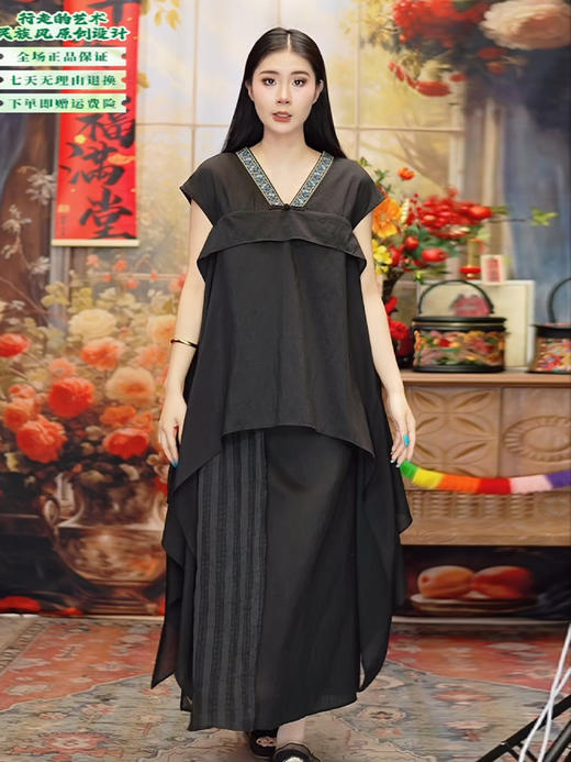 【春夏新品】关山夜连衣裙 | 现货加急发  商品图1