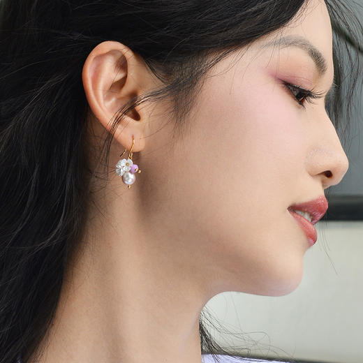 【春夏百搭款】Manreya玛芮雅春夏首饰系列丨彩色项链、多巴胺手链、花瓣耳钉项链、珍珠耳夹款 商品图7