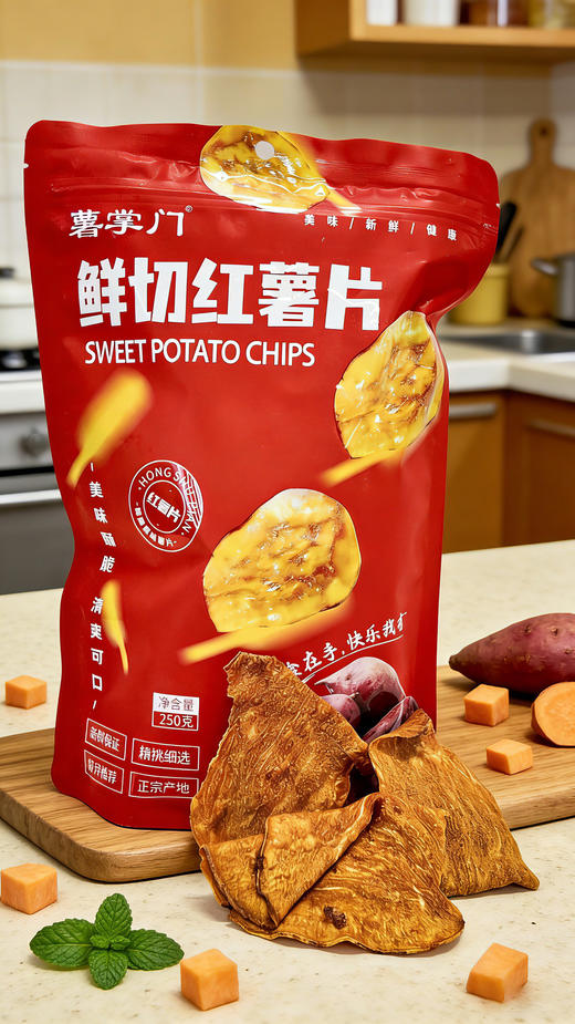 薯掌门鲜切红薯片 商品图4