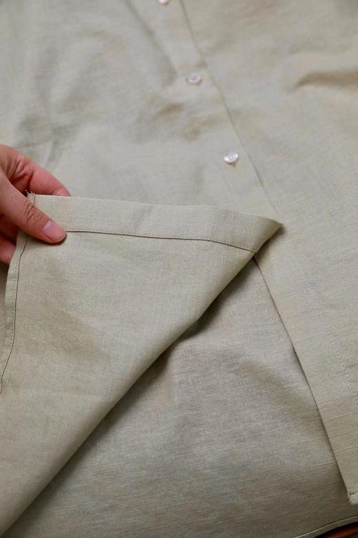 （小眠专属）巴黎腔调 · 风衣式廓形棉麻连衣裙【下单3~7天发货】 商品图13