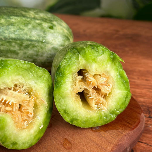 脆蜜18甜瓜#皮薄肉嫩弹指碎，汁水丰盈甜度15+，新品尝鲜，顺丰现摘现发 商品图0