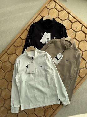 F032070日常通勤拉链长袖设计快干吸湿男士运动休闲卫衣