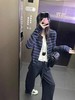 F032074日常休闲百搭微宽松直筒版型藏青条纹圆领针织开衫 商品缩略图12