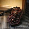 【小叶紫檀龙牌吊坠】龙吸水 长5cm 宽度2.8cm 厚度0.8cm | 大梦香堂 商品缩略图0