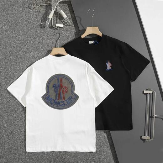 F032054早春新款舒适透气休闲简约百搭刺绣字母纯棉T恤 商品图0