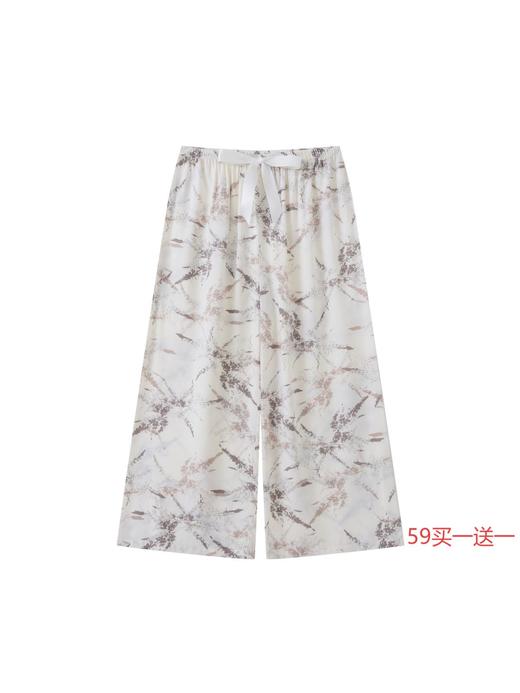 【第二件 0 元｜ 满2件 5 折】【秀黛】女休闲印花单裤女士夏季绵绸休闲裤W2553151T【门店同款】 商品图6