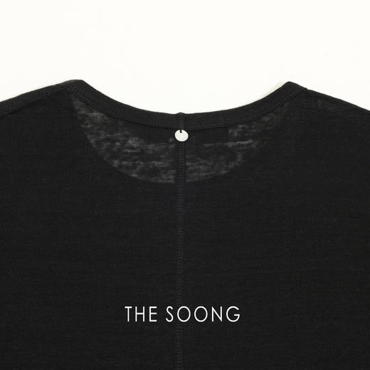THESOONG"夏日沁凉"纯亚麻细腻肌理呼吸感圆领T恤7458 商品图4