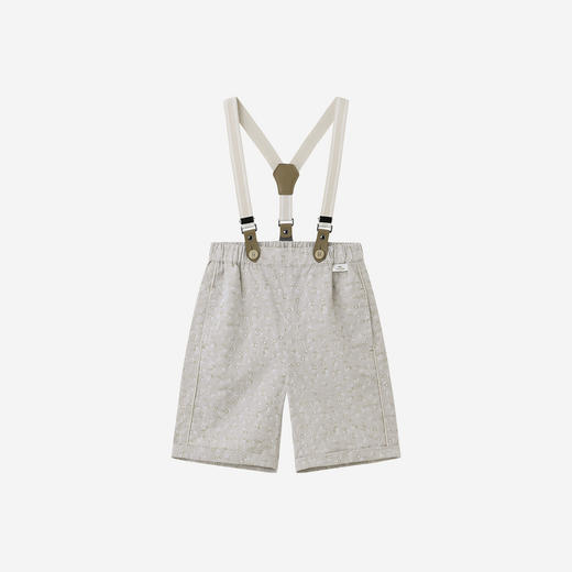 【商场同款】英氏男童背带裤夏新款儿童短裤纯棉外穿休闲男宝裤子 商品图4