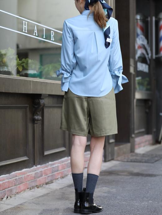 TYNVIE 领结袖衬衫-蓝色 商品图14