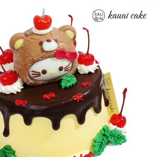烤爱岛·kitty布丁烧 可爱萌宠的蛋糕·生日蛋糕系列 下午茶聚会生日节日【仅限深圳同城配送】 商品图2