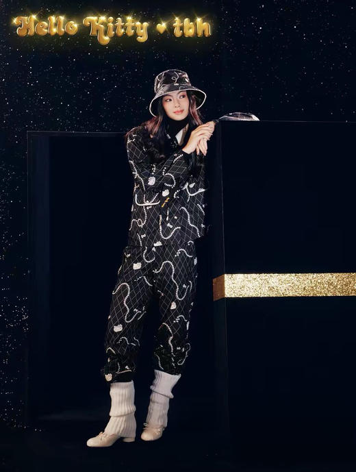 野兽*黑豹条纹与Hello Kitty家居服套装031802 商品图3