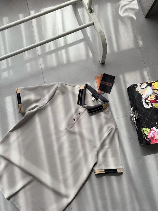 F032084春夏新款元素商务休闲男士短袖翻领T恤PoLo衫 商品图9