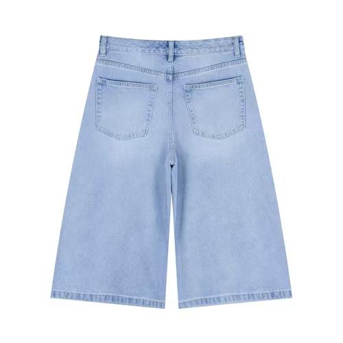 佐丹奴女装26年新款全棉五分牛仔裤05406236 商品图3