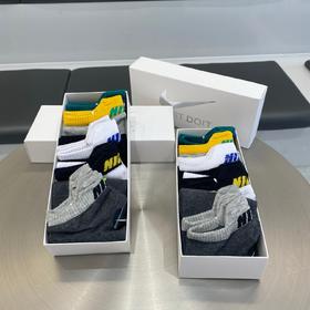 NIKE男袜礼盒袜 短袜五双装，耐克袜子