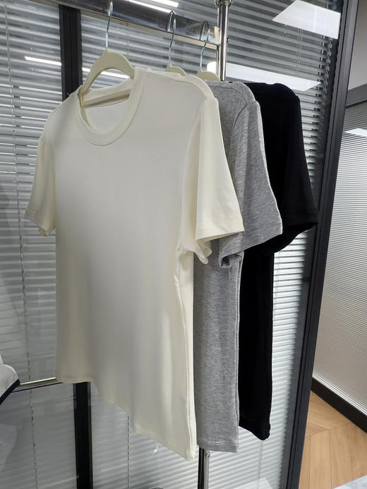 大杨会员专享# 正LAPER极简真丝羊毛 女式T恤  闭眼收 商品图2