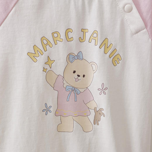 【A类】马克珍妮快乐小熊女童凉感插肩连体衣2026年夏装新款560933 商品图2