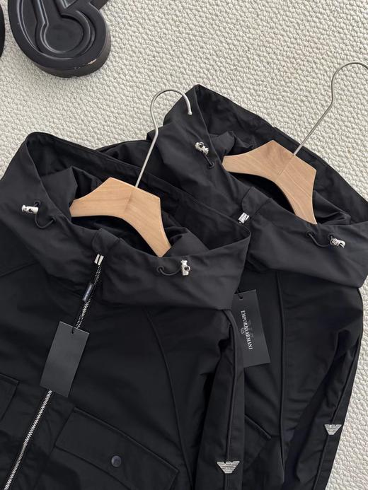 F0320110随意穿搭都好看简约时尚通勤防风纯色拉链夹克外套男款 商品图2