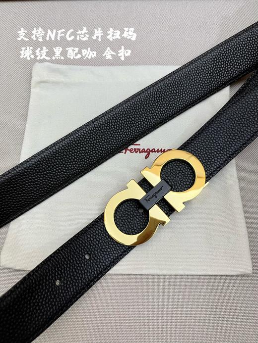 菲拉格慕. 扣头：（金/银 可选）新款纯钢扣 球纹 3.4cm（GD） 商品图2