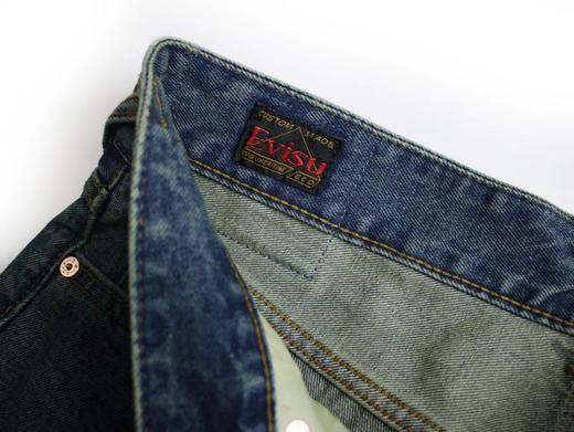 F0320138男士百搭解构风格拼布大Ｍ修身直筒窄脚牛仔裤 商品图5