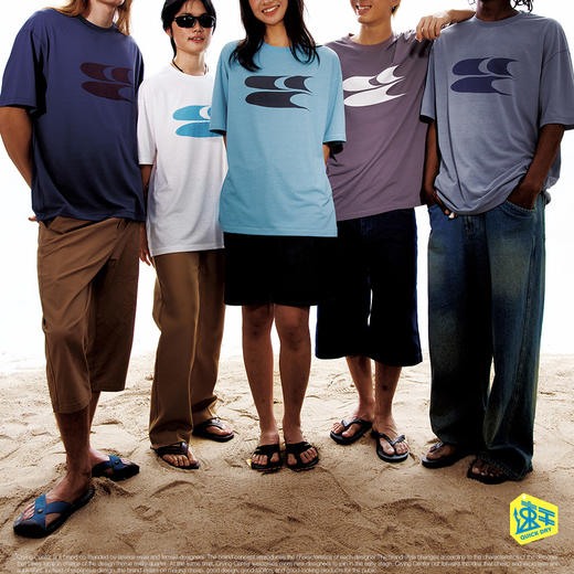 CryingCenter 棉感速干轻薄月牙logo短袖T恤 哭喊中心 商品图5