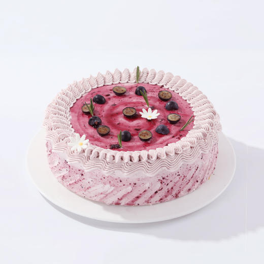 【蓝莓鲜果乐园】春日鲜果蛋糕，鲜爽蓝莓解腻，蛋糕胚松软绵密，酸甜交织，甜而不腻，一口尽享清新酸甜 商品图3