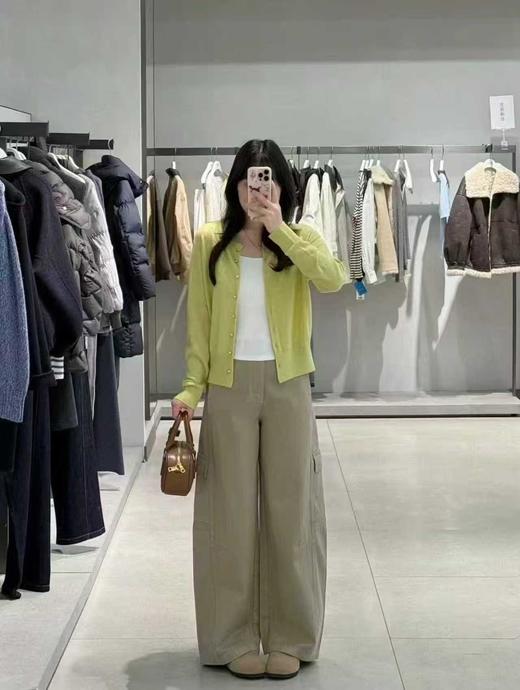 巨好看的春天色系 春日青柠绿针织开衫 商品图7