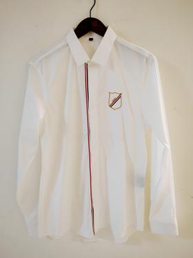 男士修身天丝棉长袖商务男衬衫