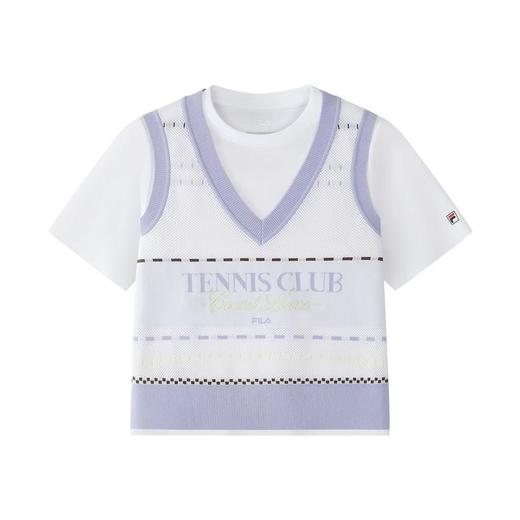 FILA KIDS针织短袖K12G623110FWT 商品图0