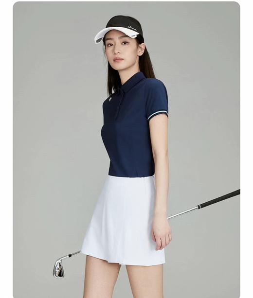 F0320143简约高尔夫FIELD女士防晒修身立体剪裁短袖POLO衫 商品图11