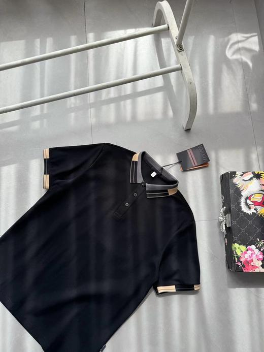 F032084春夏新款元素商务休闲男士短袖翻领T恤PoLo衫 商品图11