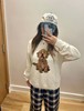 F032041春季新款男女同款提花金毛小狗圆领针织长袖毛衣 商品缩略图14