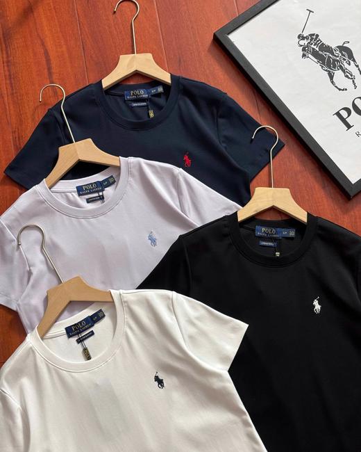 F032066日常通勤立体设计剪裁小标刺绣款女款圆领短袖T恤 商品图1