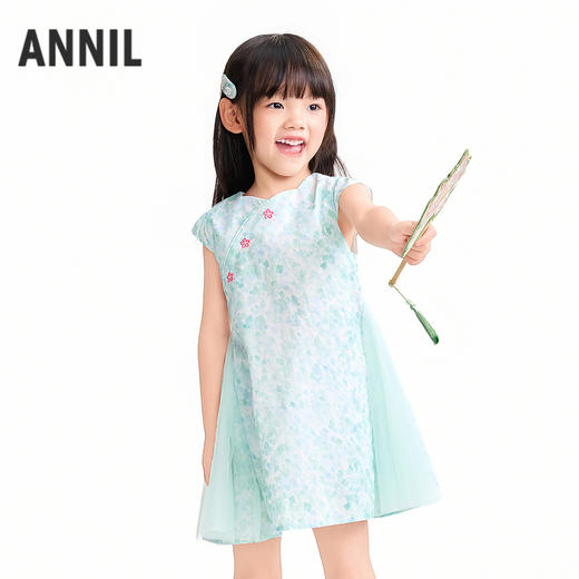 【实体店同款】女童连衣裙夏季新款安奈儿童装XG623187 商品图0