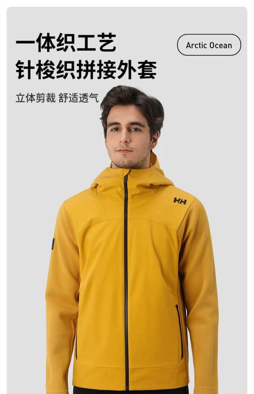 F032012新款户外压胶情侣拼接一体防风防水无缝压胶硬壳冲锋衣 商品图13