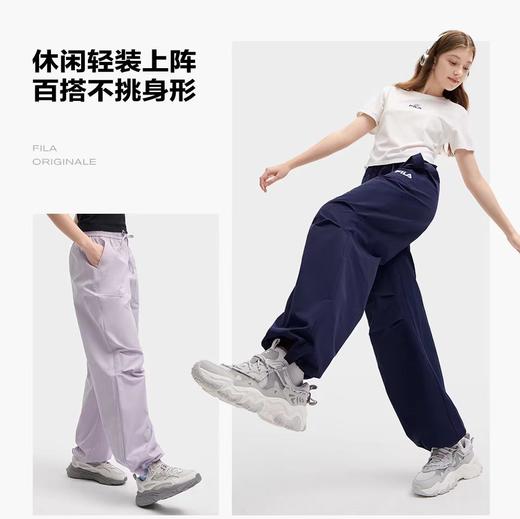 F032047春季新款简约休闲女士梭织宽松休闲伞兵裤子 商品图12