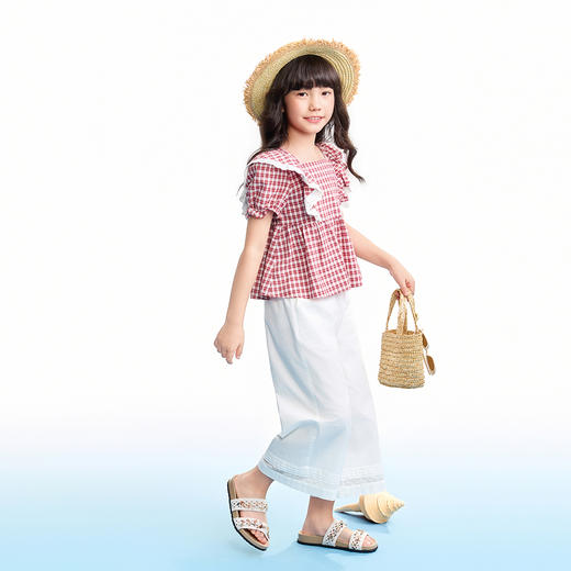 【实体店同款】女童短袖上衣夏季新款安奈儿童装AG621231 商品图5