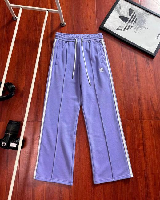 F032014新款休闲复古百搭透气舒适微弹直筒阔腿裤长裤 商品图2