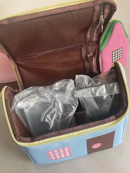 F032028大容量相机收纳包化妆包机灵小球点缀机灵小房子防水便携洗漱包 商品图6