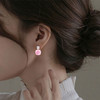 【天然粉水晶芙蓉石耳钉】 S925银饰品送女生节日礼物一物一证JE25023-水晶CC 商品缩略图3