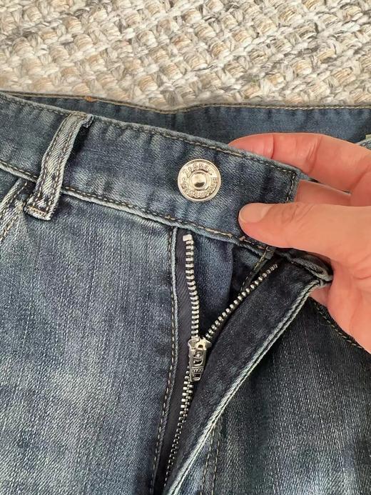 F0320147春季新品商务休闲百搭直筒男士牛仔裤长裤 商品图5