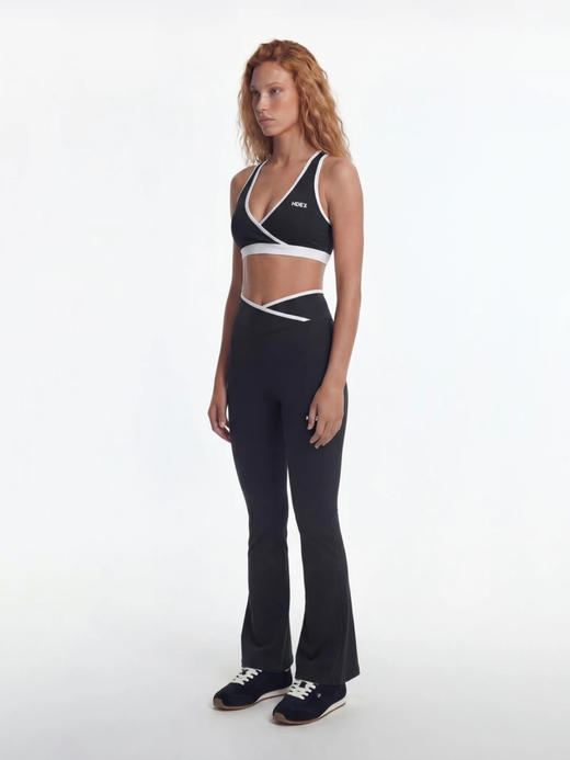 【3月30日 下午17:30 秒杀】在韩国火出圈的运动品牌 Hdex 2款 高支撑交叉腰微喇瑜伽裤 设计离间是生活与运动可自由切换 商品图9