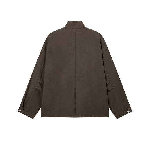 NPC潮牌100%棉水洗廓形立领牛仔夹克外套男潮流休闲秋冬NP47DC52 商品图1