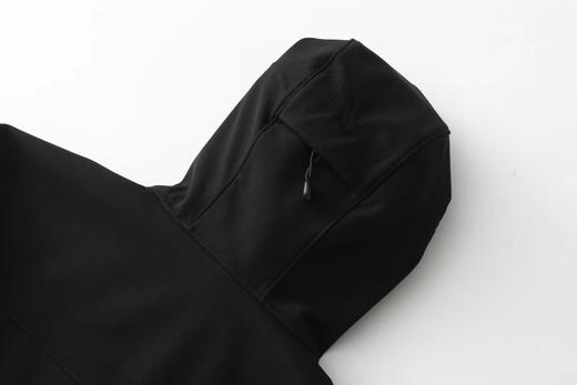 F032063运动户外登山徒步防风防泼保暖透气薄绒软壳拉链外套 商品图8