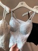 PIANAI冷小姐#  自带胸垫蕾丝美背吊带 商品缩略图1