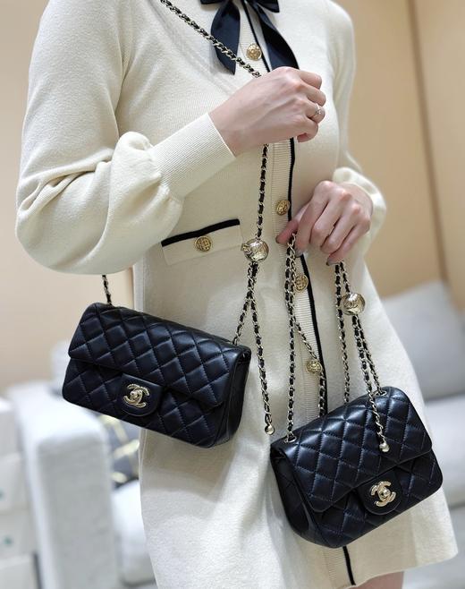 金球羊皮斜挎包he025 商品图4