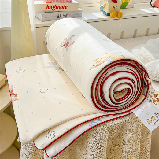 【5折购】【升级20%大豆纤维】A类牛奶丝针织棉大豆夏被 软糯凉感夏凉被空调被 商品图5