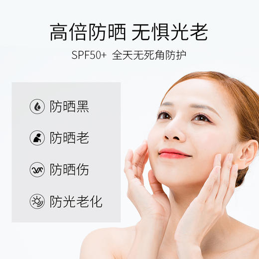 日本Shiseido/资生堂蓝胖子防晒霜50ml 四重防护 水润质地 轻薄肤感 商品图2