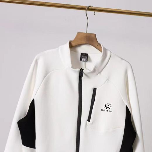 F0320125户外运动健身排汗吸湿男女立领打底衫长袖上衣 商品图3