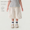 马克珍妮时髦松弛女童纯棉拼接中裤2026年夏装新款560730 商品缩略图0
