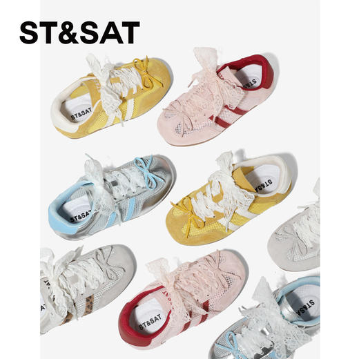 【童鞋】星期六芭蕾风蝴蝶结女童休闲德训SSE2192L1D 商品图7